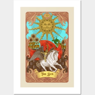 The Sun Tarot Card Posters and Art